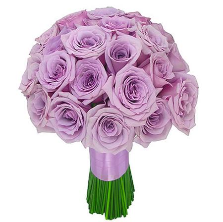 Букет из фиолетовых роз №108